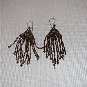 Beaded dangle earrings
